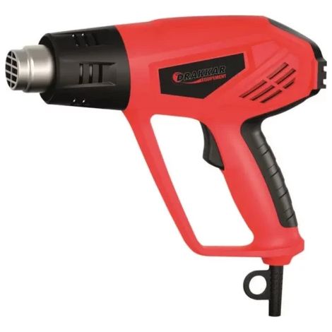 Pistolet air chaud 230V 2000W - mallette DRAKKAR - 05671 (1/3)
