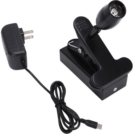 Faretto LED per esposizione di gioielli, 3W, 6000K, senza fili, con clip, per negozi, boutique e fiere. (1/5)