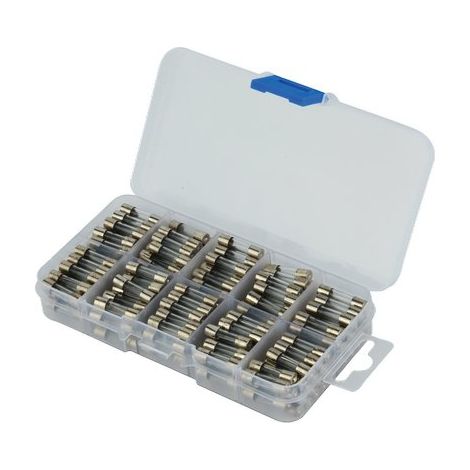 FUSIBILI IN VETRO IN KIT ELECTRALINE - AH 0,5/20 CF=PZ 200