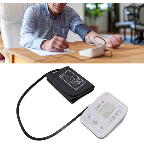 Elektronisches Blutdruckmessgerät, Blutdruckmessgerät für zu Hause, Blutdruckmessgerät, Blutdruckmessgerät mit Sprachausgabe in Englisch, Batterien nicht enthalten. (1/5)