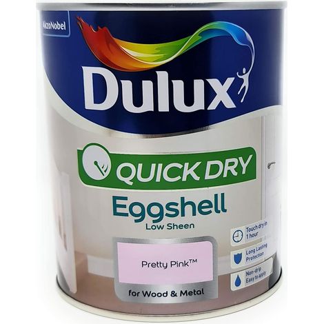 Dulux Quick Dry Eggshell - Pretty Pink - 750ml
