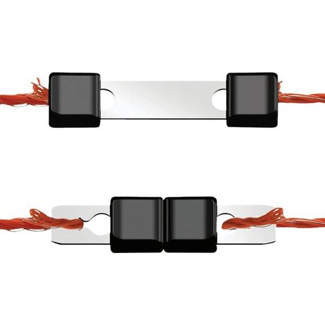 Litzclip joints métalliques galvanisés pour fil et câble de 1,4 mm