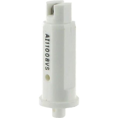 Tobera anti-deriva venturi simple chorro plano AI 110掳 015 blanco acero inoxidable TeeJet TEEJET AI11008VS