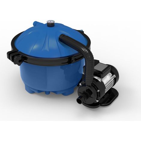 Spido – Groupe de filtration piscine Spid’O Combo S-2 – Débit 3,2 m³/h – Filtration fine 3 microns – Aqualoon recyclables inclus