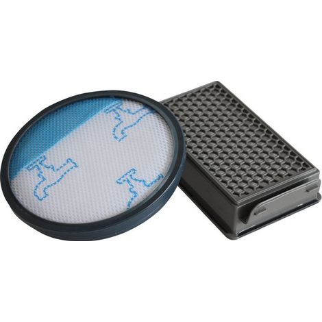 2-teiliges Filterset, kompatibel mit Rowenta RO3715, RO3759, RO3798, Moulinex, Samurai und Tefal Compact Power Cyclonic Staubsaugern mit HEPA-Filter (1/5)