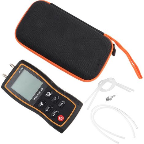 Compteur de pression d'air, jauge différentielle numérique SW‑512B à opération simple pour système (1/5)