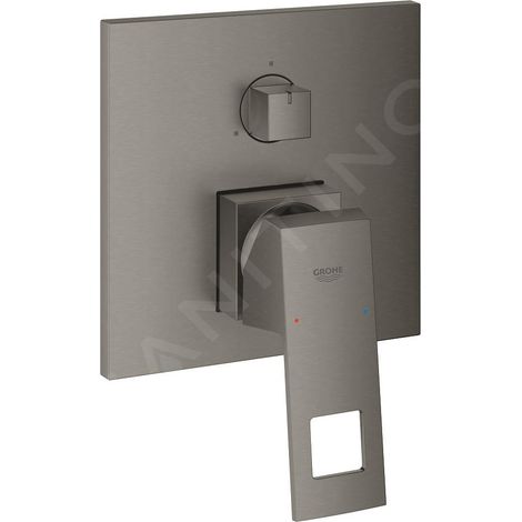 Eurocube mitigeur monocommande 3 sorties avec inverseur, gris (G24094AL0) (1/5)