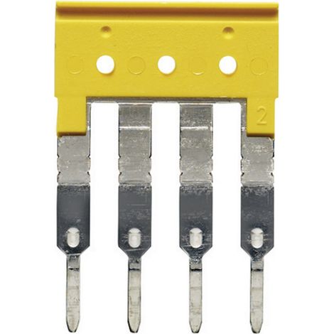 Weidmüller 1608880000-1 Querverbinder Passend für (Details): PDU 2.5/4 /3/4AN/ZIA Gelb 1 St.