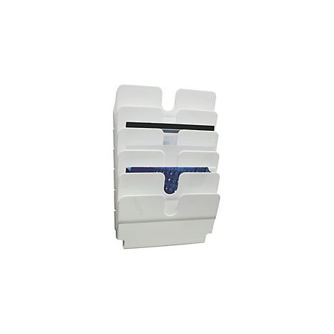 FLEXIPLUS estantería para libros 6 estanterías Blanco