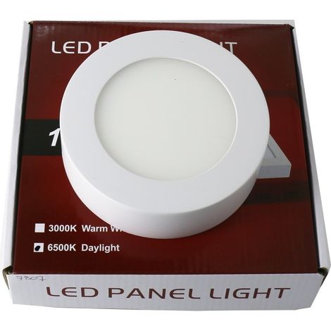 Jandei Downlight led 6W 6000ºK redondo superficie blanco medidas ÿ122x36 mm
