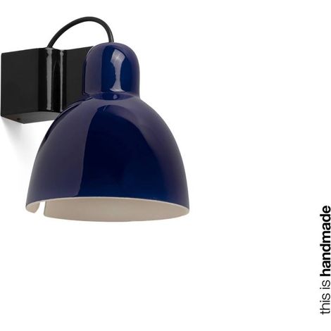 Faro Venice Applique Dôme Blanc Bleu Cobalt (1/5)