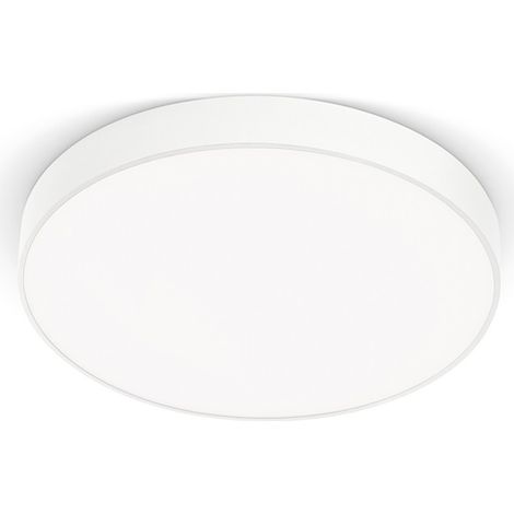 Plafonnier Rond Gpl301C En Aluminium Blanc Mat 50W Led Intégré Lumière Chaude 3000K - Gealuce Ceiling Design Lighting (1/2)