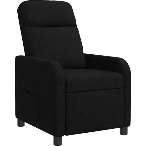 Liegesessel Schwarz Stoff vidaXL (1/5)