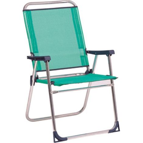 Sillon playa fijo seguridad respaldo alto aluminio fibreline (1/4)