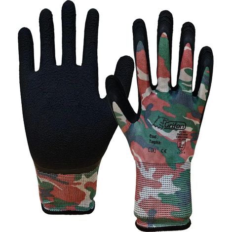 GUANTI POLIESTERE/LATTICE Tg.10 (XL) 12 CP