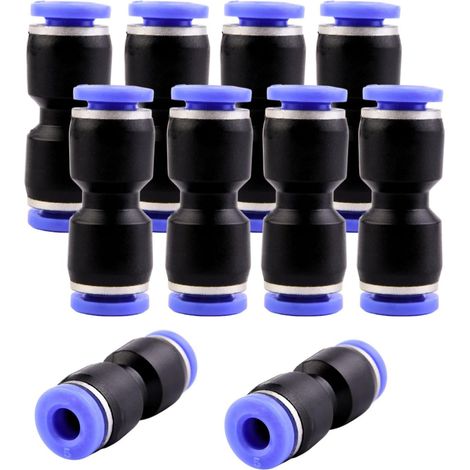 10 pièces 16 mm répartiteur en Y à 3 voies, raccord pneumatique, rapide plastique raccords Push to Connect, adaptateur de conduite d'air PY - PU5mm (1/5)