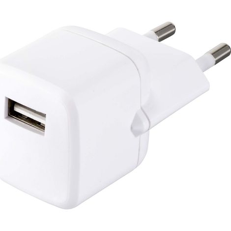 VOLTCRAFT UC-1AXX001 USB Ladegerät 12 W 1x USB-A Weiß Innenbereich