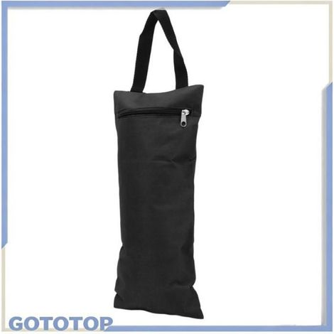 Poids du Sac de de Yoga 3 Couleurs Design Zippé Sac de Fitness Lesté Pliable Enroulable sport module Noir - 41,5 x 18 cm (1/5)