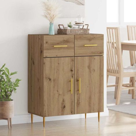 Sideboard Artisan Oak 69.5 x 34 x 90 cm Engineered Wood vidaXL (1/5)