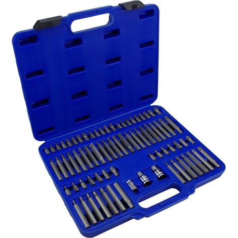 KIT INSERTI 74PZ - TORX RIBE ESAGONALI XZN - ACCIAIO CRV (1/2)