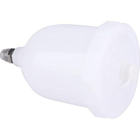 Pot de peinture à gravité, raccord fileté mâle. Accessoires pour outils pneumatiques. Godet de 600 ml pour aérographe. Godet décoratif pour pistolet à peinture. (1/5)