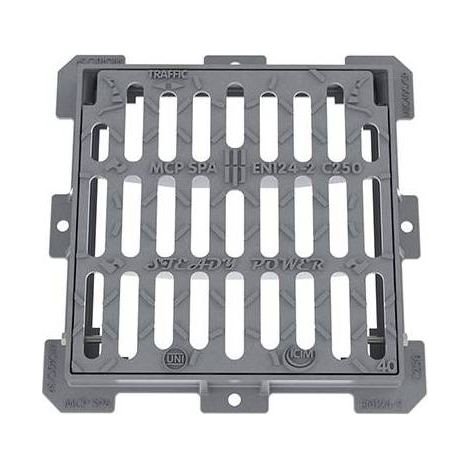 CADITOIA PIANA IN GHISA C250 Misura: cm 50 x 50