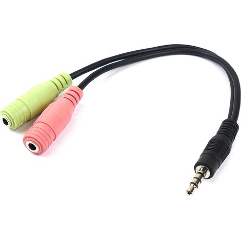 BeMatik - Adaptateur audio CTIA pour casque et microphone minijack 3,5 " (1/3)