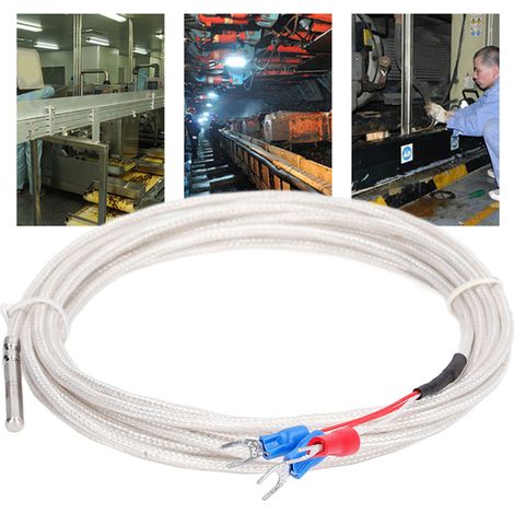 WZPT-10 Pt100 Temperaturfühler, Thermoelement Typ K, wasserdicht, korrosionsbeständig, hochtemperatur- und hochdruckbeständig, hohe Präzision (1/5)