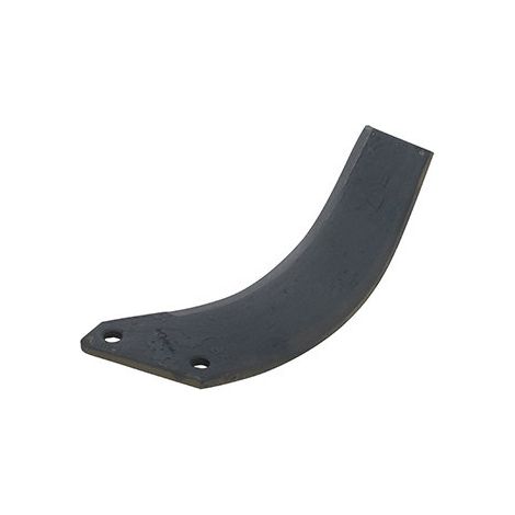 Cuchillo de fresa izquierdo para fresa trasera compatible con modelos Howard Rotavator P, HL y HR8/10 - L: 185 mm. Tipo Labour.