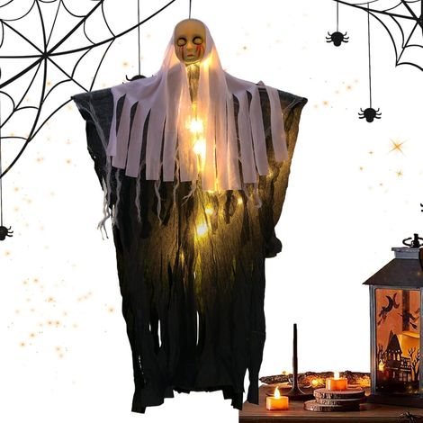 mit Lichtern Geist beleuchtet Halloween Dekoration für Wand