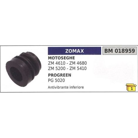 Antivibrante inferiore ZOMAX motosega ZM 4610 4680 5200 5410 018959