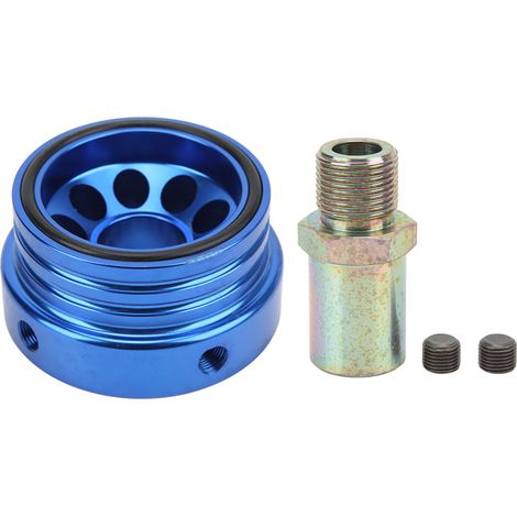 Adaptateur Plaque Filtre à Huile Professionnel Raccord Sandwich Accessoire Auto pour GT86 2017+ (Bleu) (1/5)