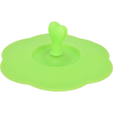 Silikondeckel, staubdicht, hitzebeständig, für Heiß- und Kaltgetränkebecher, Küchenausstattung, HomeGreen (1/5)