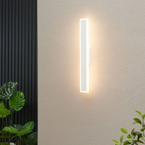 Weiße Aluminium Wandleuchte IP54 63 cm -Mattea (1/5)