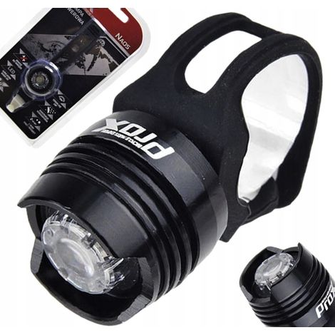 Luz delantera para bicicleta Prox naos, con cuerpo de aluminio. (1/3)