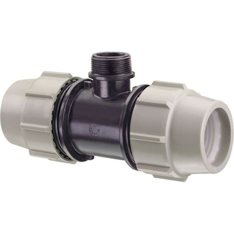 Raccordo Tee a Compressione Filettato Maschio Ø 32 x 1 x 32 PN16 PSN