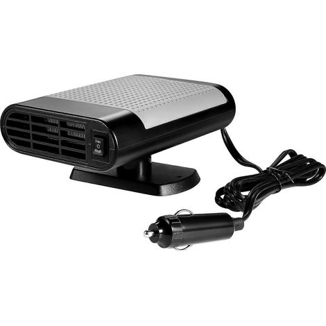 chauffage de pare-brise portable pour voiture, dégivreur, ventilateur chauffant et désembueur, purificateur d'air pour voiture-Black (1/3)