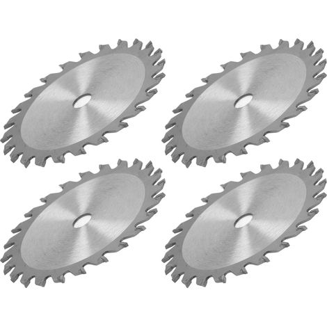 85 mm 24-Zahn-Hartmetall-Kreissägeblatt, 4 Stück, 3000 U/min, schneidet Holz und Kunststoff, 15 mm/0,6 Zoll Bohrung. (1/5)