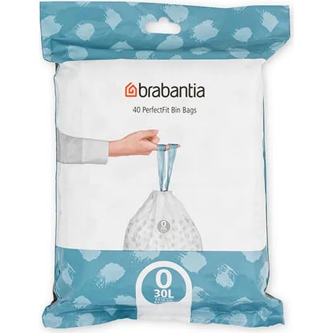 Brabantia PerfectFit Bags O 30 litre Dispenser Pack of 40 bags (1/4)