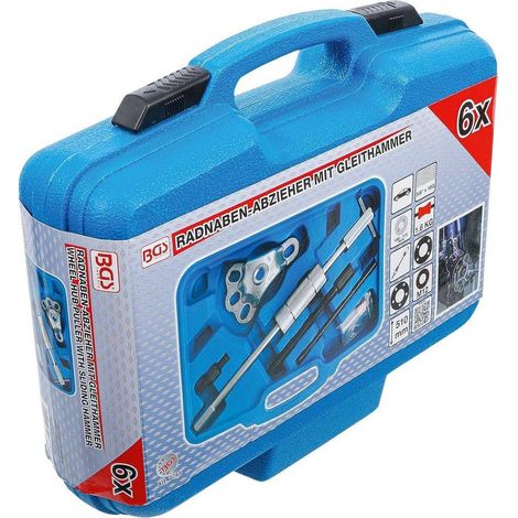 Arrache Moyeu à Inertie 6 pcs - Outil Robuste en Acier - Démontage Facile et Sécurisé, Pro - D-Work