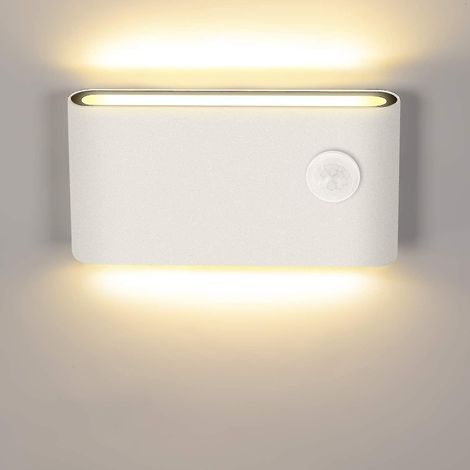 12W LED Human Body Induction Wall Lamp: Hotel Project, Corridor, Stairs, Balcony, Outdoor Wall Lamp. Villa Gate, Entrance, Courtyard Wall Lamp. (1/5)