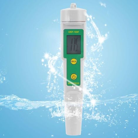 Test portable de qualité de l'eau ORP 169F, haute précision, facile à utiliser pour tester le potentiel de réduction d'oxydation dans divers systèmes d'eau (1/5)