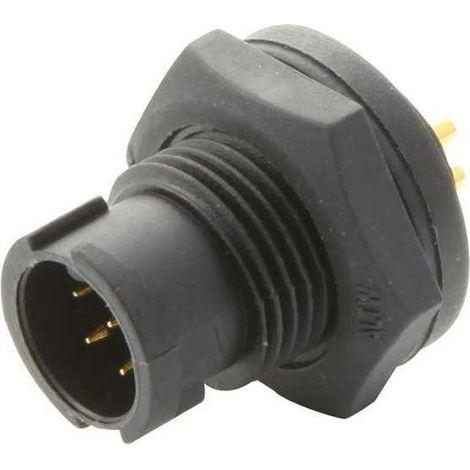 Connettore Mini A Femmina 6 Vie a saldare da pannello