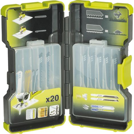 Coffret 20 Lames Scie Sauteuse - Assortiment Complet Bois Métal (1/5)