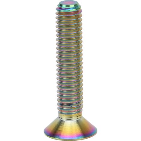 Boulon de réparation M6x30mm en alliage de titane pour cintre de vélo, vis étincelante pour direction. (1/5)