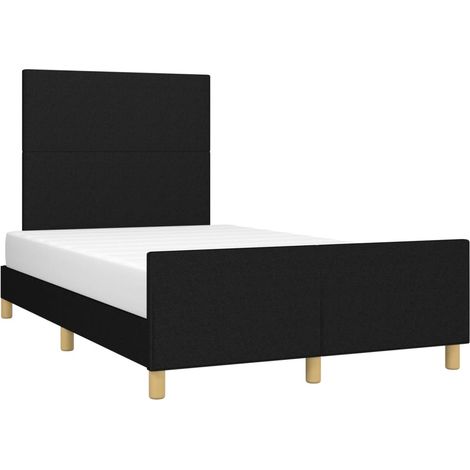 Giroletto senza Materasso Nero 120x200 cm Tessuto vidaXL (1/4)
