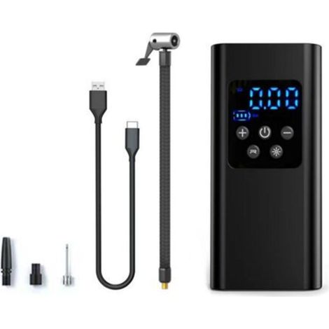 Portable Air Compressor Tire Inflator Pump 4000mAh 150PSI Car Tire Inflator with LED Light Motorcycle Ball Pump (1/5)