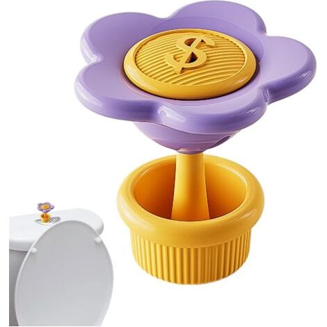 Bouton De Chasse D'Eau Pour Toilette - Outil de Chasse d'Eau pour Toilette  Design Pour Sanitaires Maison Hôpital WC Publics (1/5)