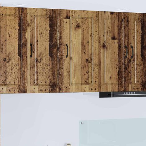 Küchenschrank mit Regal Altholz 40 x 31 x 80 cm Holzwerkstoff