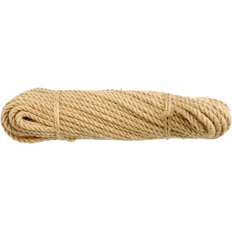 Gedrehtes Juteseil 10 mm, 10 m